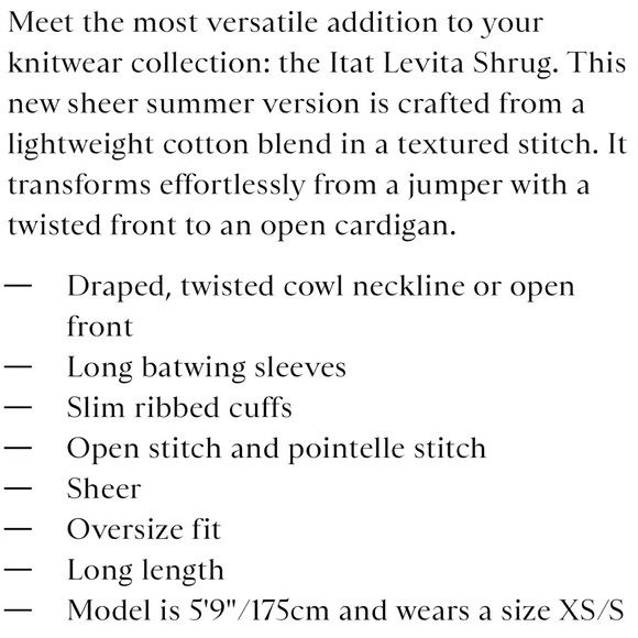 All Saints Itat Levita Shrug Cardigan - Picture 9 of 9